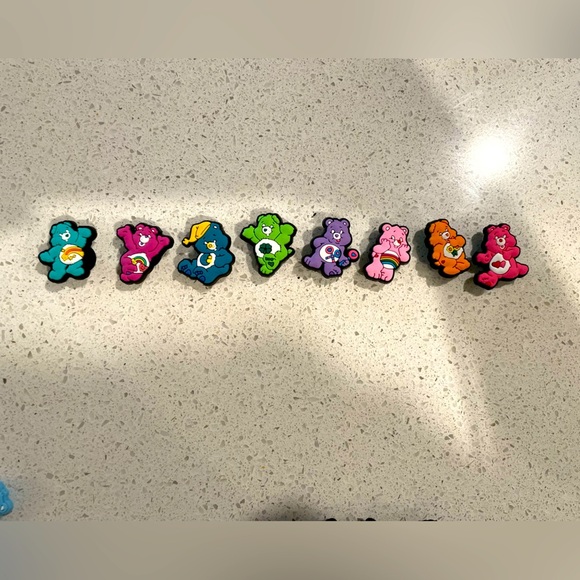 Care Bears Colorful 8 piece Shoe Charms Set - Picture 1 of 2